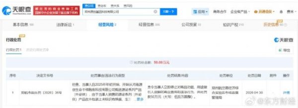 曾被3·15曝光，郑州源创基因科技有限公司因虚假宣传被罚50万元