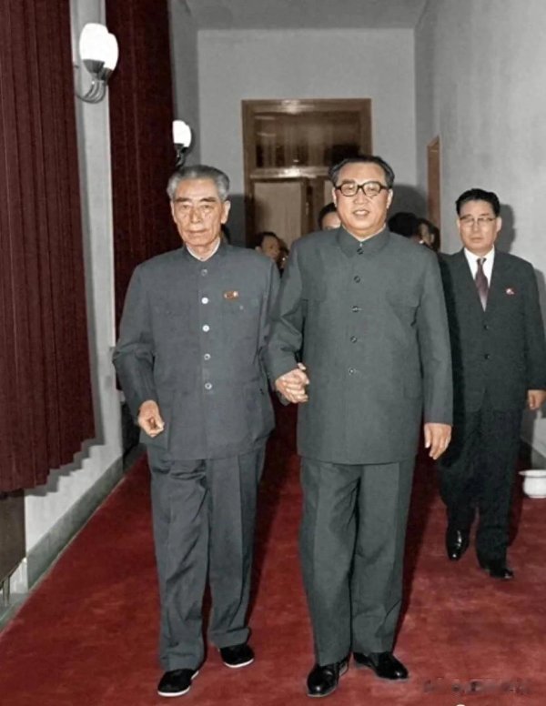 【图解】1975年4月19日, 周总理最后一次会见金日成的影像
