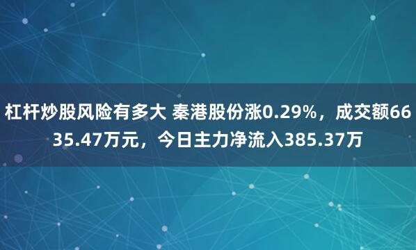 杠杆炒股风险有多大 秦港股份涨0.29%，成交额6635.47万元，今日主力净流入385.37万